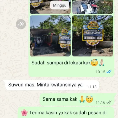 Pengiriman Papan Bunga Duka Batursari Sapuran